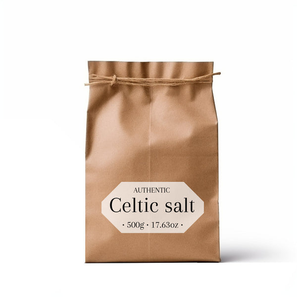 Authentic Celtic salt - hand harvested Natural dried salt - 100% Certified